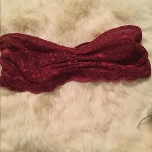 Free People Women's Lace Bandeau Bra